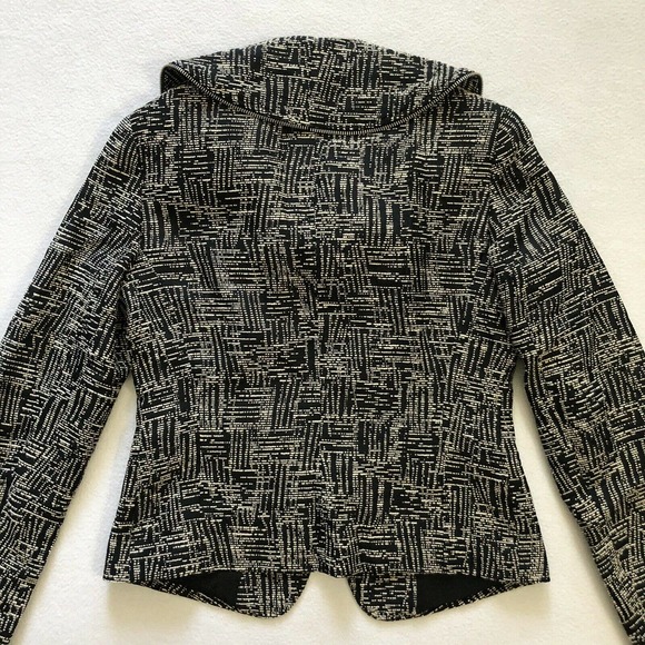 Lafayette 148 Tweed Knit Ruffled Zip Jacket 6 - Picture 10 of 10